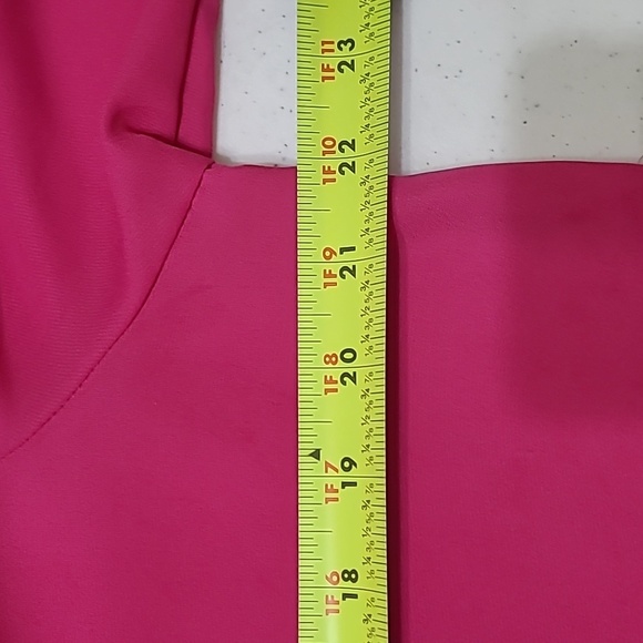 Jessica London Pink Blouse with Lace like Trim & cutout down the sleeves size 14 - Picture 9 of 11